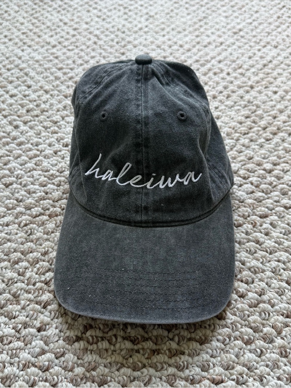 OTTO Charcoal Gray Embroidered Logo Cap
